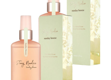BODYHOLIC  Stay Nudy Hair & Body Mist Sunday Breeze, 100ml, 2 Count