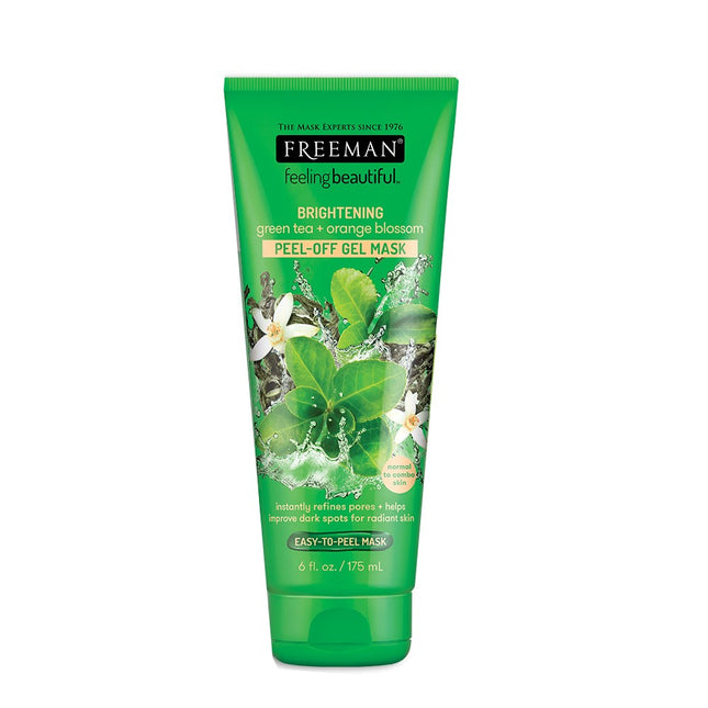 FREEMAN  Green Tea Orange Blossom Peel Off Mask, 1 Count, 1 Pack