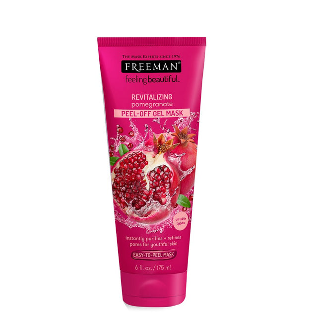 FREEMAN  Pomegranate Revitalizing Vitamin Peel-Off Mask, 1 Count, 1 Pack