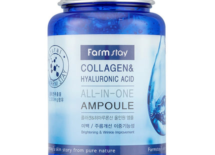 FARMSTAY  Collagen & Hyaluronic Acid All-in-One Ampoule 250ml 1 count