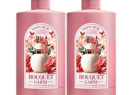 BOUQUET GARNI  Moisture Body Wash White Musk Scent 1L 2P