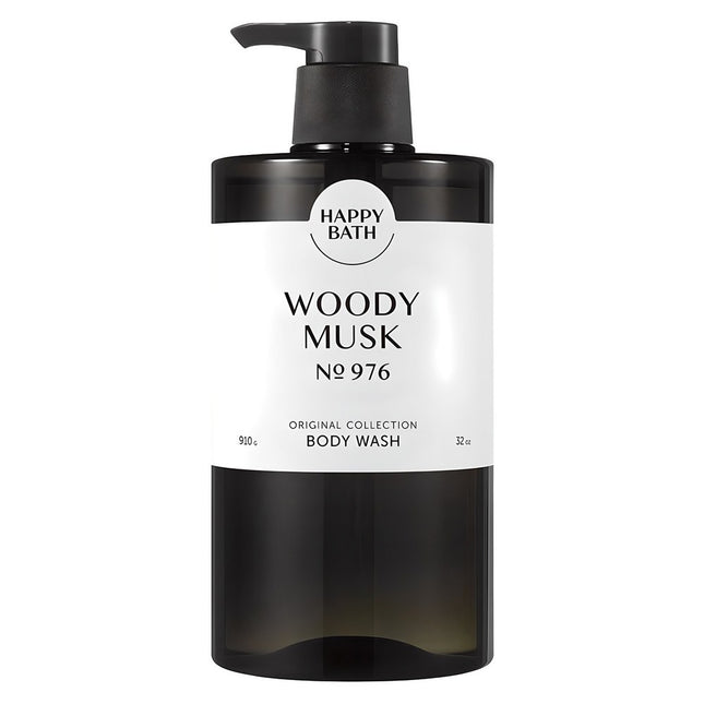 HAPPY BATH  Original Collection Body Wash Woody Musk Scent, 910g, 1 count