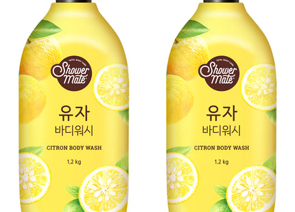 SHOWER MATE  Yuzu Body Wash, 1.2kg, 2 Pack