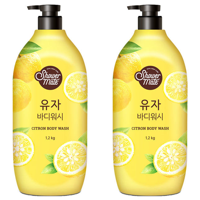 SHOWER MATE  Yuzu Body Wash, 1.2kg, 2 Pack
