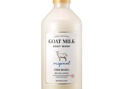 SHOWER MATE Goat Milk Body Wash Original, 800ml, 1 count