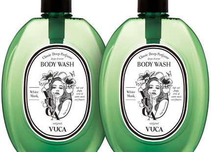 VEUCC  Classic Deep Perfume Body Wash White Musk Scent, 1.05L, 2 Count