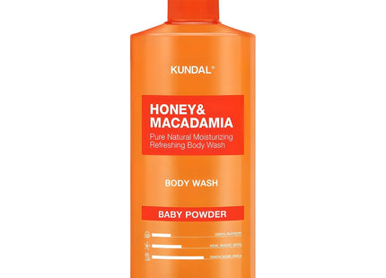 KUNDAL  Pure Body Wash Baby Powder Scent, 1.058L, 1 count