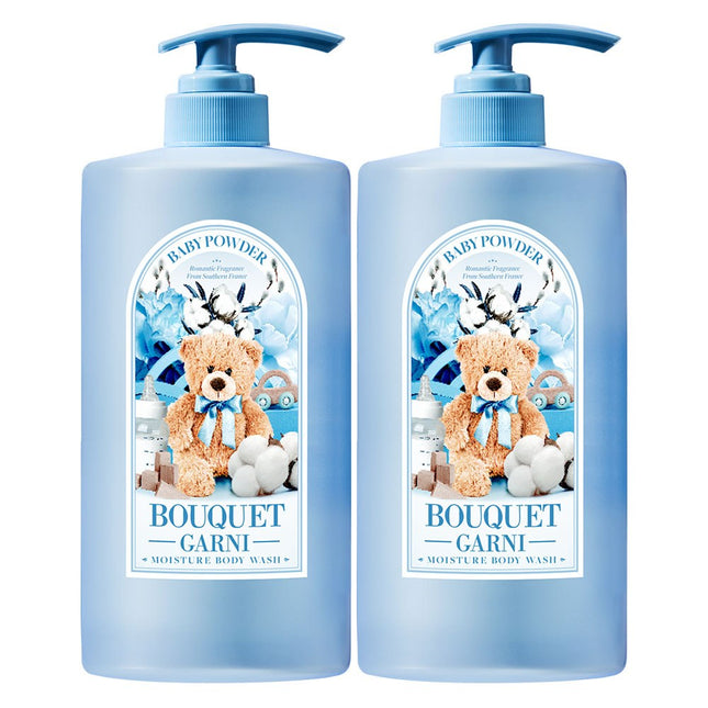 BOUQUET GARNI Bouquet Garni Moisture Body Wash Baby Powder Scent, 1L, 2 Count