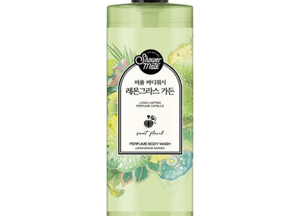 SHOWER MATE  Lemongrass Garden Perfumed Body Wash, 1L, 1 Count