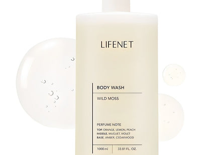 LIFENET  Body Wash Wild Moss, 1L, 1 count