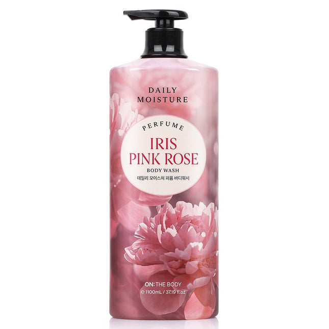 ON THE BODY  Daily Moisture Perfumed Body Wash Iris Rose 1.1L 1 count