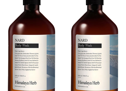 NAD  Refresh Perfumed Body Wash White Musk Scent, 1L, 2 Count