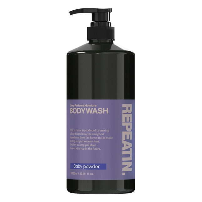 DEEPERFUME  Moisture Panthenol Mild Body Wash Baby Powder Scent, 1L, 1 Count