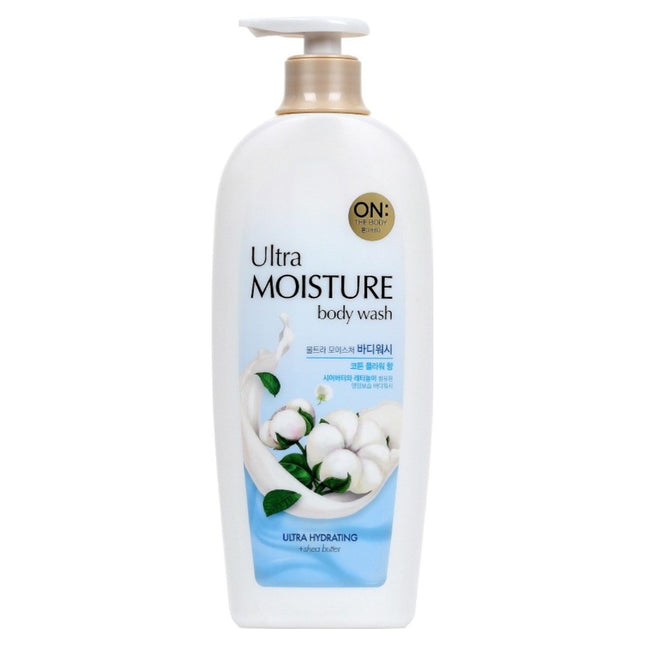 ON THE BODY  Ultra Moisture Body Wash Cotton Flower Scent, 785ml, 1 Count