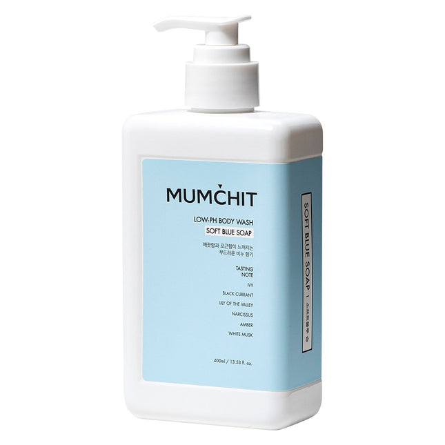 MUMCHIT  Low pH Body Wash Soft Blue Soap 400ml 1ea