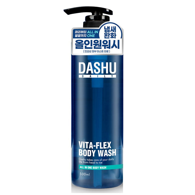 DASHU  Daily Vita-Plex All-in-One Body Wash, 500ml, 1 count