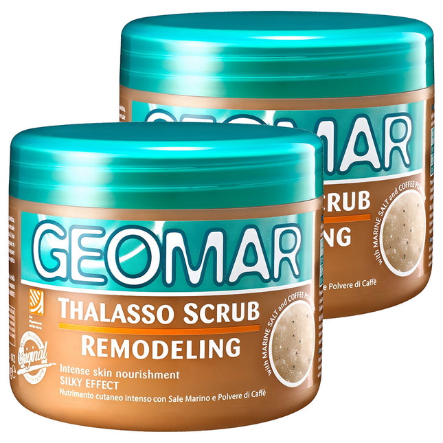 GEOMAR Geomar Remodeling Body Scrub Shea Butter Scent, 600g, 2 Count