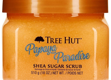 TREE HUT  Papaya Paradise Shea Sugar Body Scrub, 510g, 1 Count