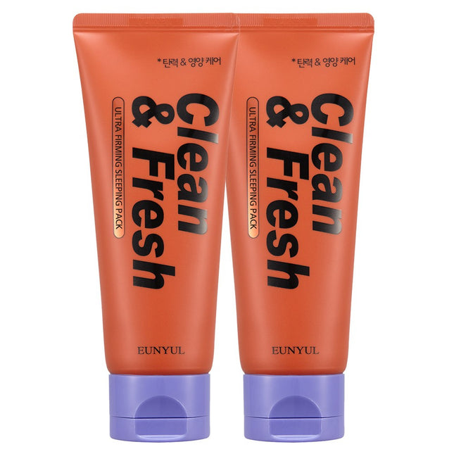 EUNYUL  Clean & Fresh Ultra Firming Sleeping Pack, 2 Count