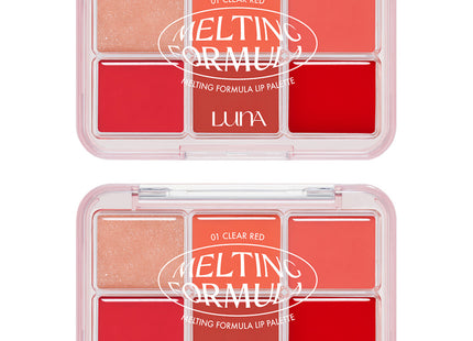 LUNA  Melting Formula Lip Palette No.1 Clear Red