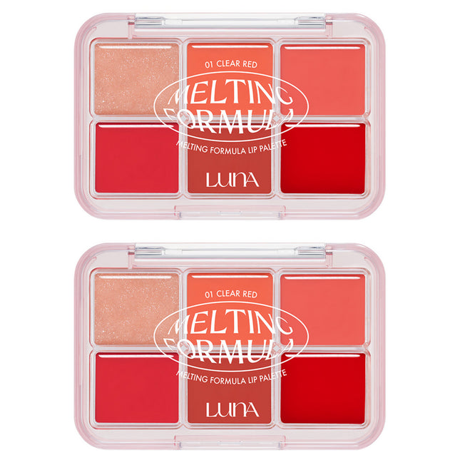 LUNA  Melting Formula Lip Palette No.1 Clear Red