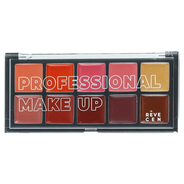 REVEZANG PROFESSIONAL  Lip Palette 10 Holes, Mixed Colors, 1 Count