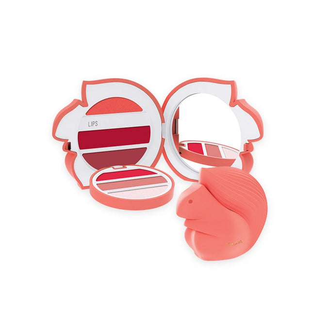 PUPPA  Squirrel Lip Makeup Kit Small 5.5g, 002 Coral Pink, 1 Piece