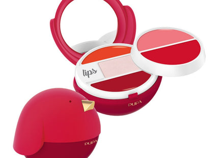 PUPA  Milano Birds of Paradise Lip Palette - Red, 1 Piece