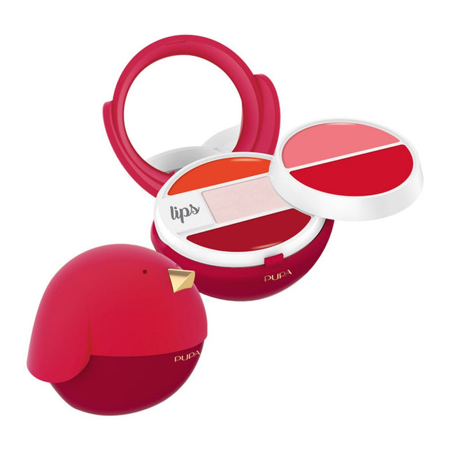 PUPA  Milano Birds of Paradise Lip Palette - Red, 1 Piece