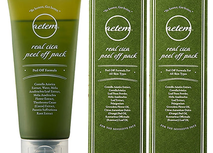 ETEM  Real Cica Peel Off Pack 100g, 2 Count