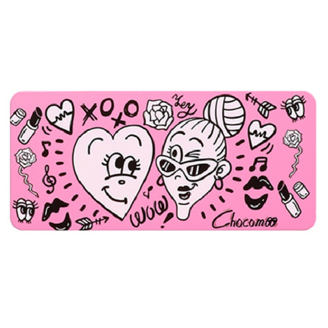 CHOCO MOCO COSMETICS My Heart Lip Palette, Turkey Red, Shooting Pink, Tangerine Red, Sensual Red, 1 Count