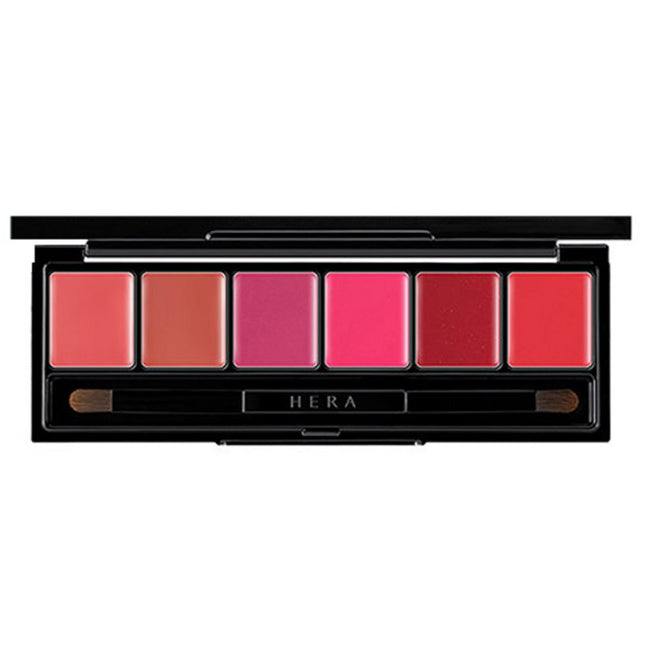 HERA  Rouge Holic Color Autumn 6 Color Lip Palette II, Mixed Color, 1 Count