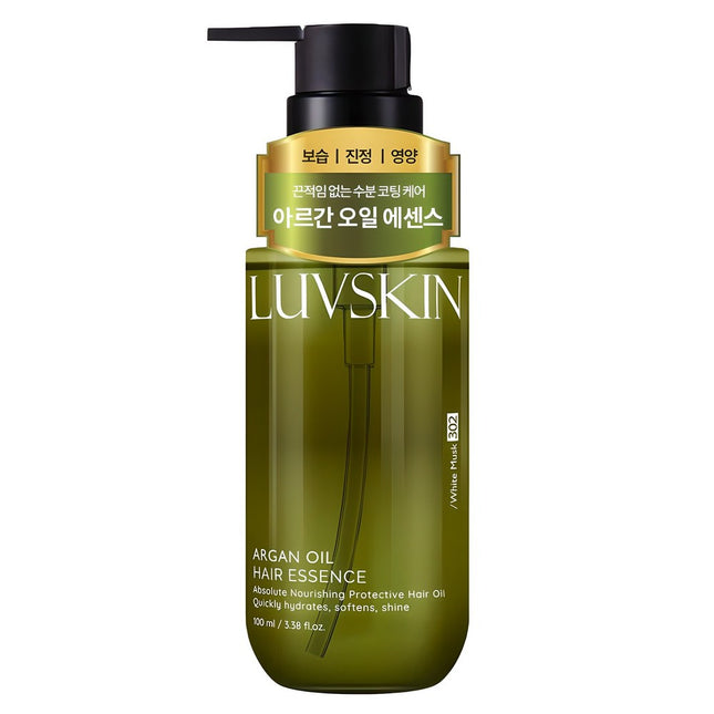 LOOBSKIN  Argan Oil Hair Essence White Musk Scent 100ml 1ea