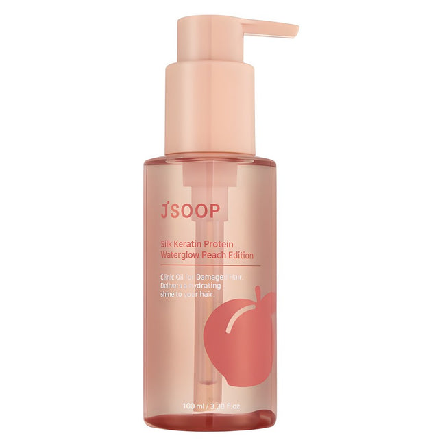 JSOOP  Silk Keratin Protein Water Glow Hair Essence Peach Edition, 100ml, 1 Count