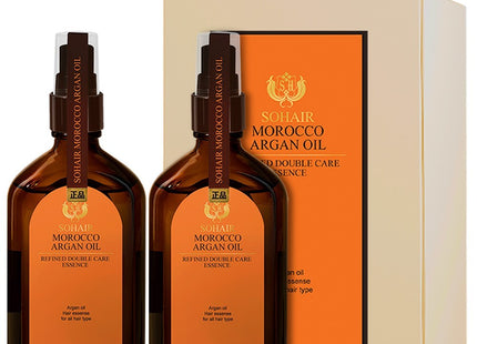 NEW썸머에디션 So.hair Moroccan Argan Oil Refined Double Care Essence, 100ml, 2 count