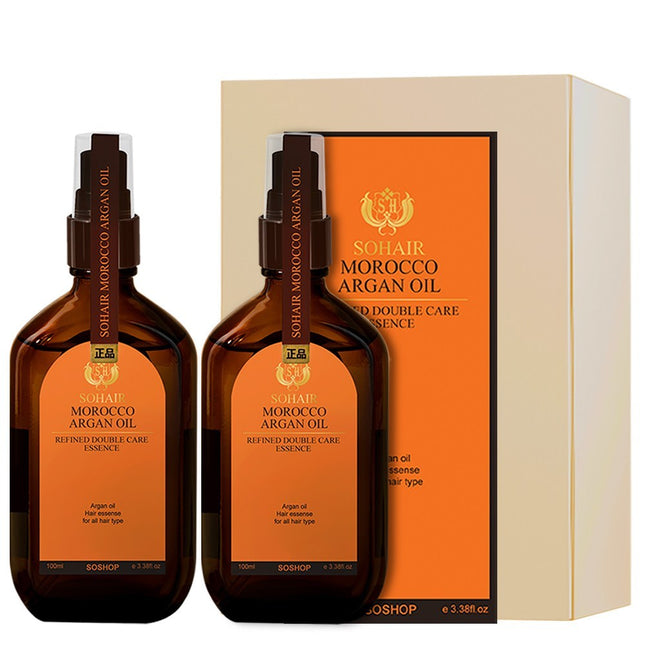 NEW썸머에디션 So.hair Moroccan Argan Oil Refined Double Care Essence, 100ml, 2 count