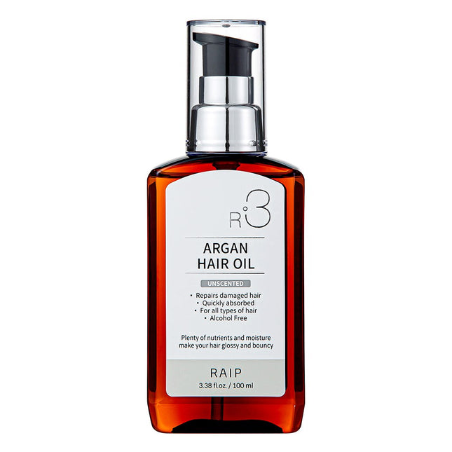 REIP  R3 Argan Hair Oil Unscented 100ml 1pc