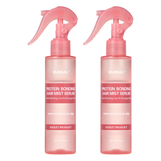 KUNDAL  Protein Damage Care Hair Mist Serum, 150ml, 2 Count
