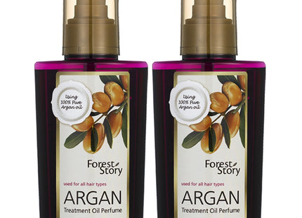 FOREST STORY  Argan Oil Perfume Hair Essence, 120ml, 2 Count