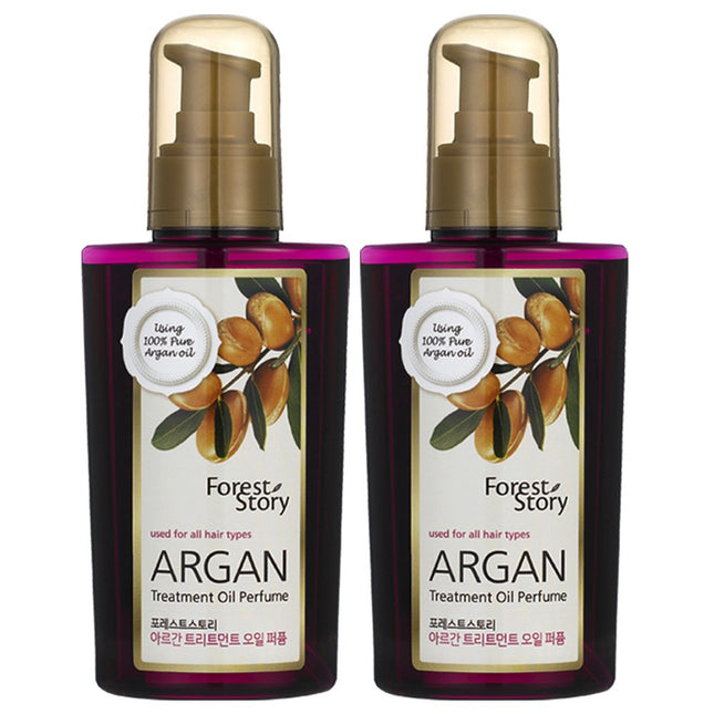FOREST STORY  Argan Oil Perfume Hair Essence, 120ml, 2 Count