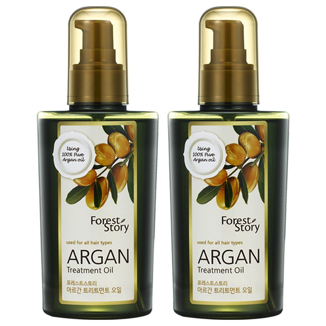 FOREST STORY  Argan Oil Hair Essence, 120ml, 2 Count