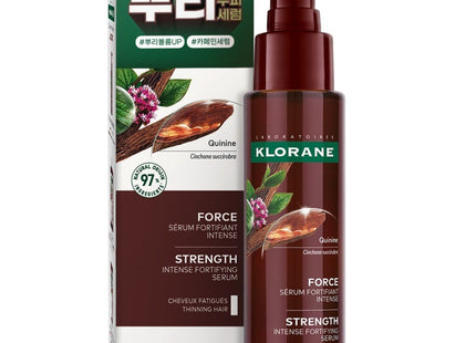 KLORANE  Quinine Anti-Aging Scalp Ampoule Serum, 100ml, 1 count