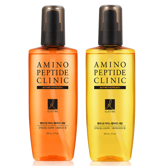 ELASTINE  Amino Peptide Hair Serum Blanc Musk 150ml + Pear & Freesia 150ml, 1 Set