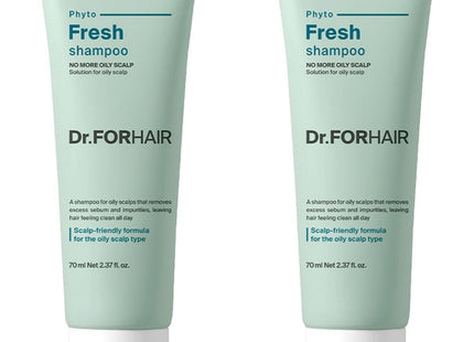 DR. FORHAIR  Phyto Fresh Oily Scalp Shampoo, 70ml, 2 Count