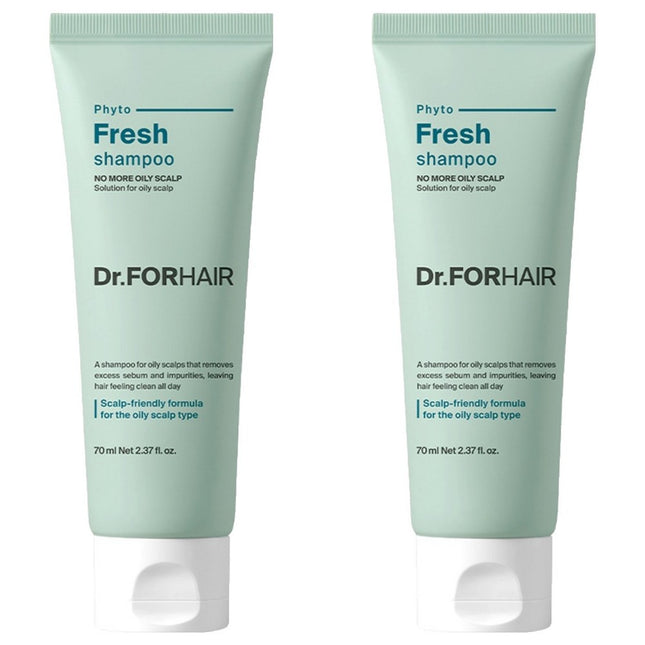 DR. FORHAIR  Phyto Fresh Oily Scalp Shampoo, 70ml, 2 Count