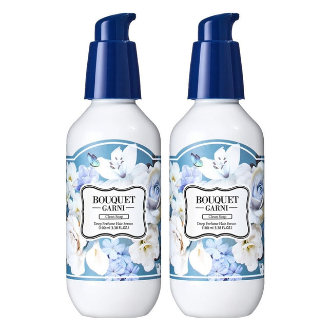 BOUQUET GARNI  Deep Perfume Hair Serum Clean Soap, 100ml, 2 count