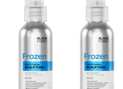 BLACKFORET Blackforet Frozen Cool & Calming Scalp Tonic Spray Hair Essence, 100ml, 2 Count