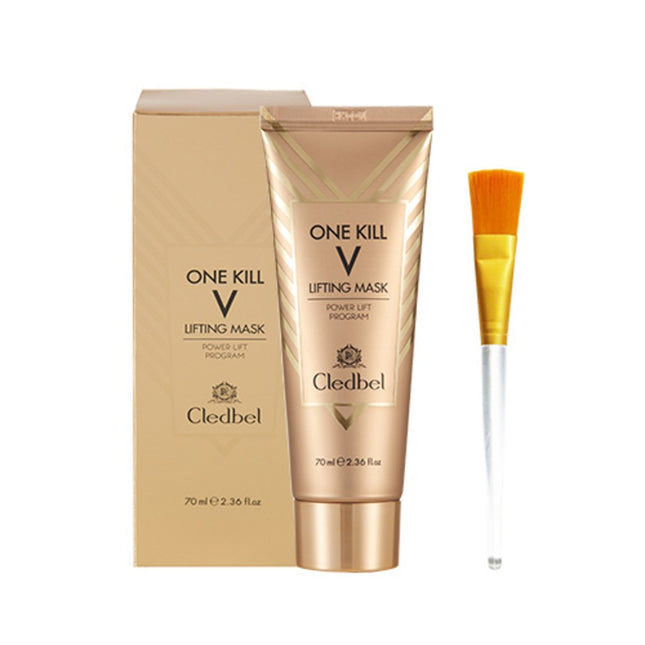 CLÉDEBEAU  One Kill V Lifting Mask 70ml + Exclusive Pack Brush Set, 1 Unit