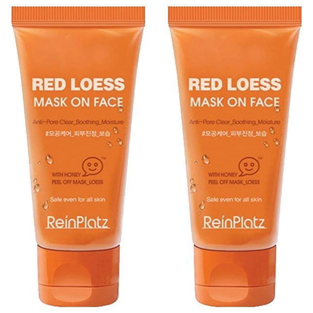 LINEPLAZ COSMETICS Mask on Face Hwangto Pack 50g, 2 count