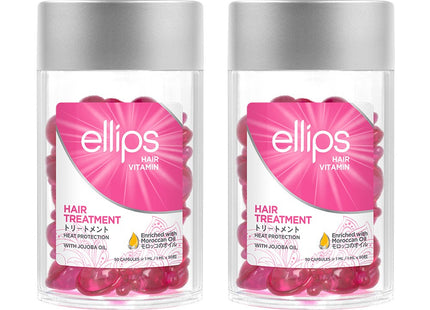 ELLIPS  Hair Vitamin Pink with Jojoba Oil 50p x 2